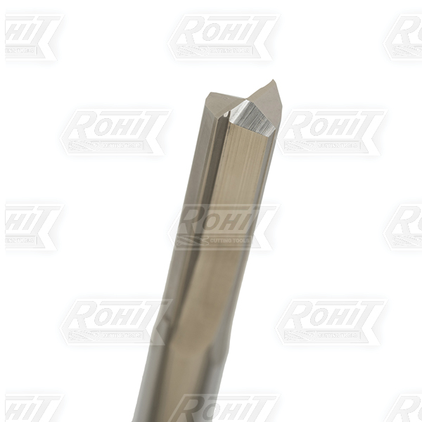 118-2-Flute GP-0X Solid Carbide Straight Flute End Mills for Hard Wood-Metric